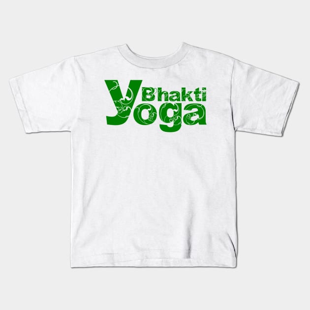 BHAKTI Yoga Kids T-Shirt by GourangaStore